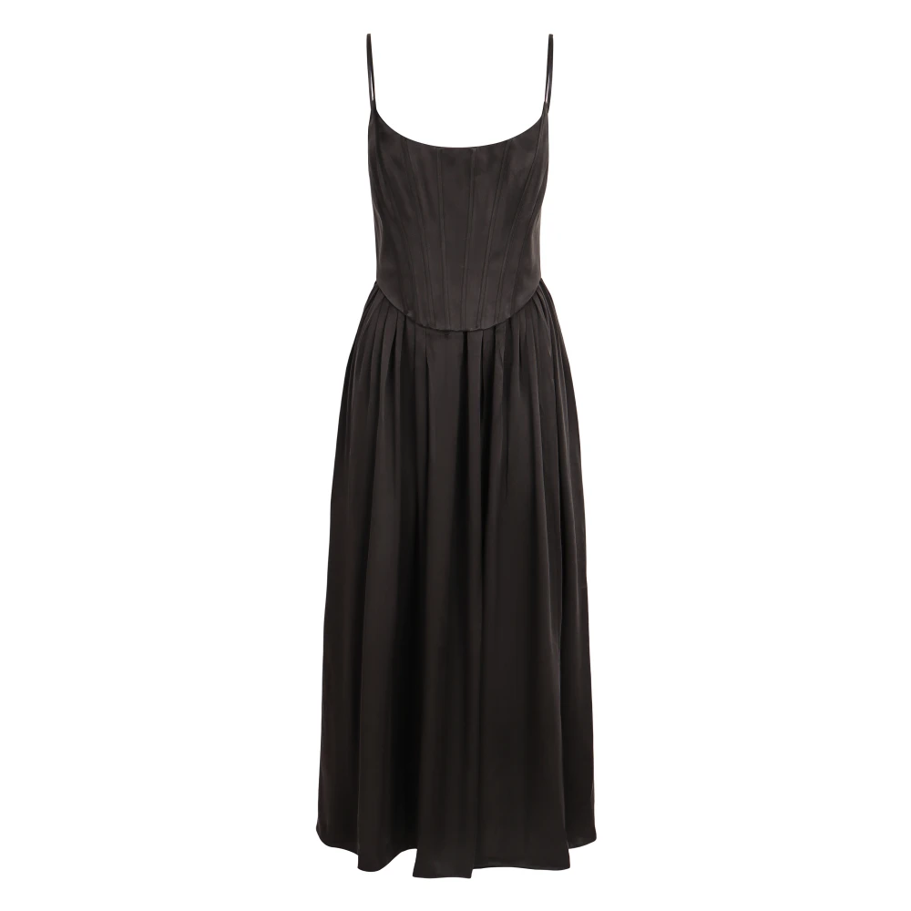 Zimmermann Women's Black Silk Dress - Midi Dresses - Xs - Dresses