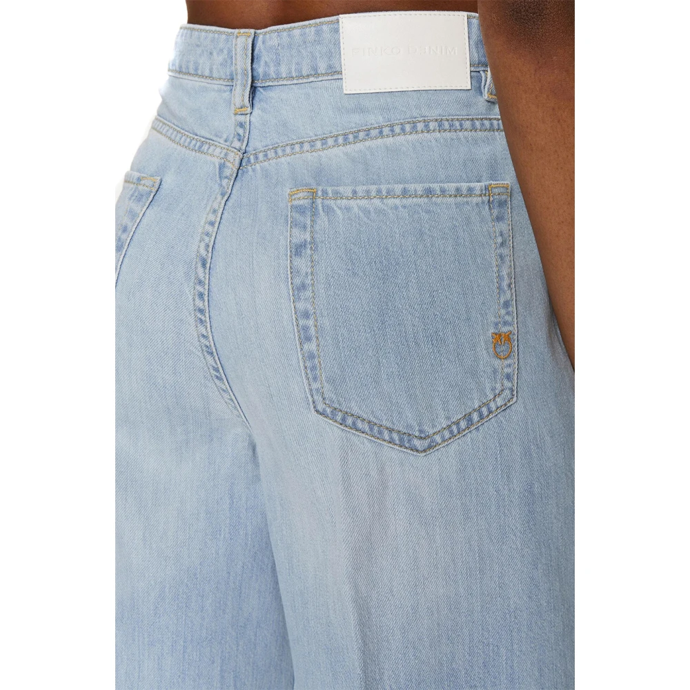pinko Denim Jeans voor Vrouwen Ss24 Blue Dames