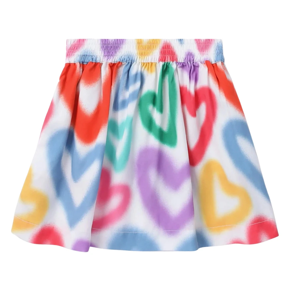 Stella Mccartney Girls Multicolor Kids Skirts, 12 Y, Heart Skirt