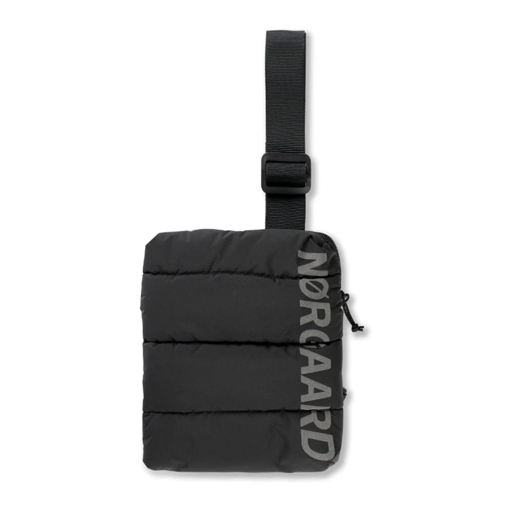 Mads Nørgaard Stoere Crossbody Tas met Verstelbare Band Black Dames