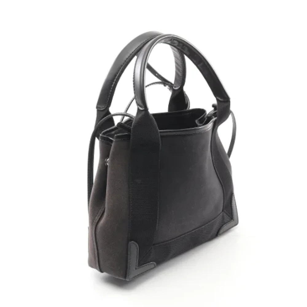 Balenciaga Vintage Pre-owned Cotton balenciaga-bags Black Dames