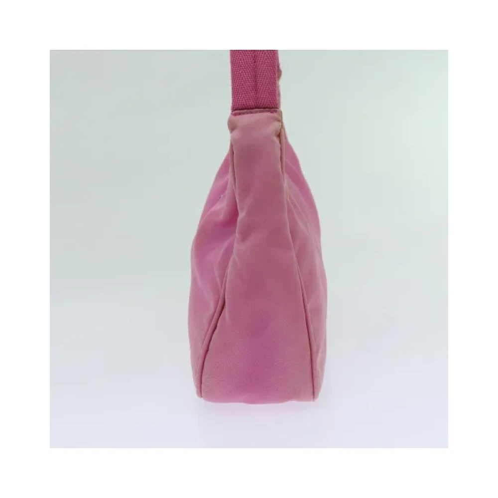 Prada Vintage Pre-owned Nylon prada-bags Pink Dames