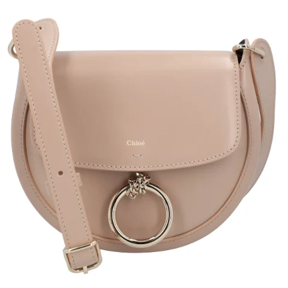 Chloé Leather shoulder-bags Beige Dames