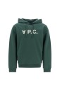 sweat-a-capuche-vert-en-coton-bio-avec-logo