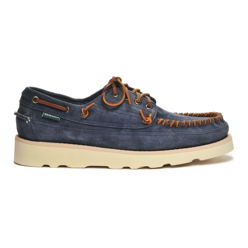 Sebago Sailor Shoes Blue Heren