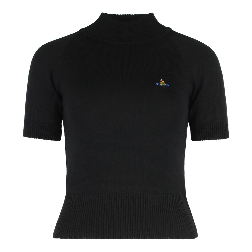 Vivienne Westwood Women's Black Short-Sleeved Dress Bea - Turtlenecks - S - Knitwear