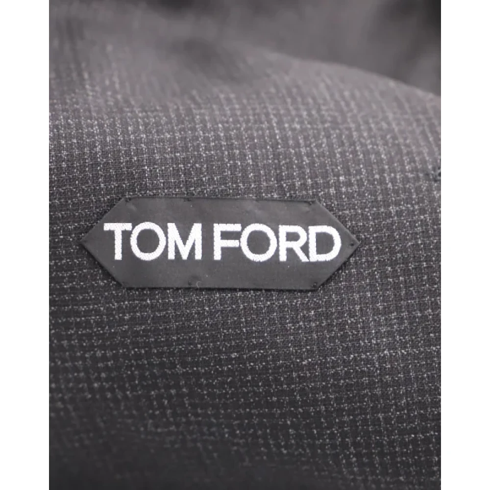 Tom Ford Pre-owned Wool outerwear Black Heren