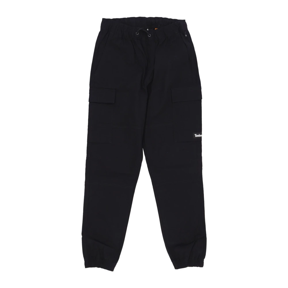 Timberland Sweatpants, Male, L, Ripstop Cargo Trousers Black