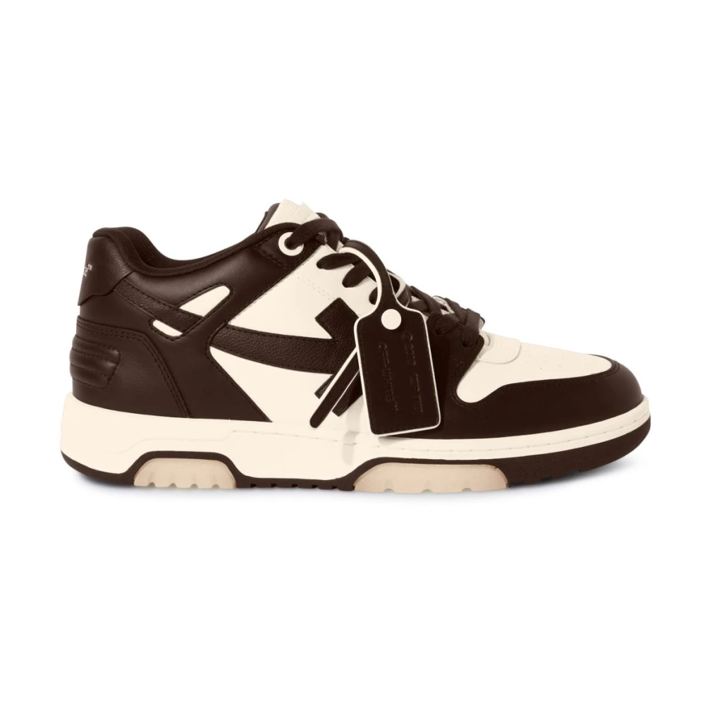 Off White Bruna Sneakers för en stilren look Brown, Herr