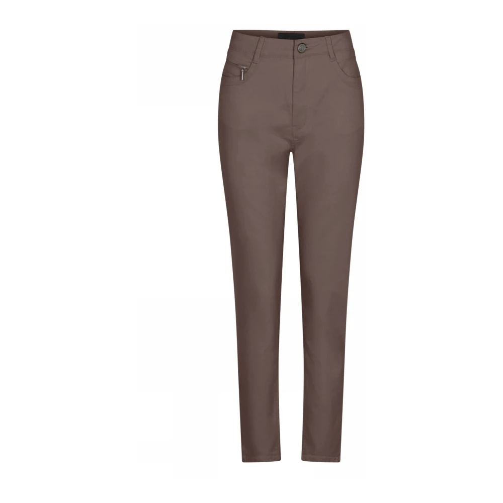 C.Ro Klassieke Suzanne Broek Taupe Brown Dames