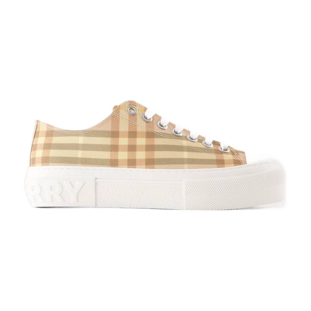 Burberry Women's Beige Sneakers, 2 Uk, Low Trainers - Synthetic