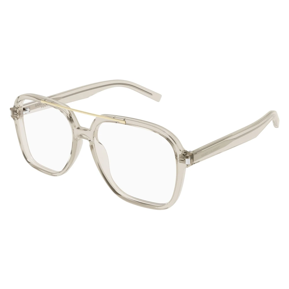 Saint Laurent Unisex Beige Glasses, 58 Mm, Optical Frame