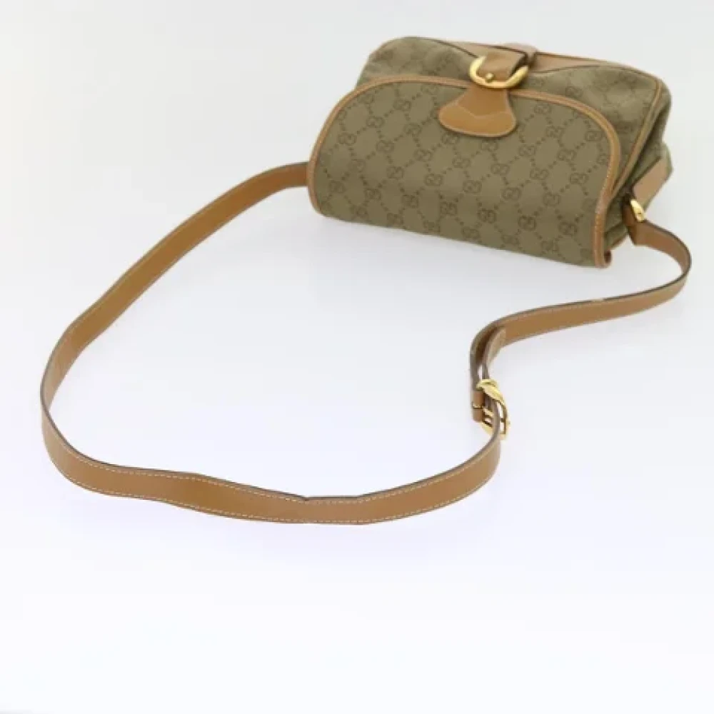 Gucci Vintage Pre-owned Canvas gucci-bags Brown Dames