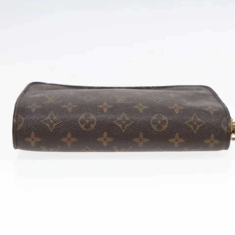 Louis Vuitton Vintage Pre-owned Canvas clutches Brown Dames