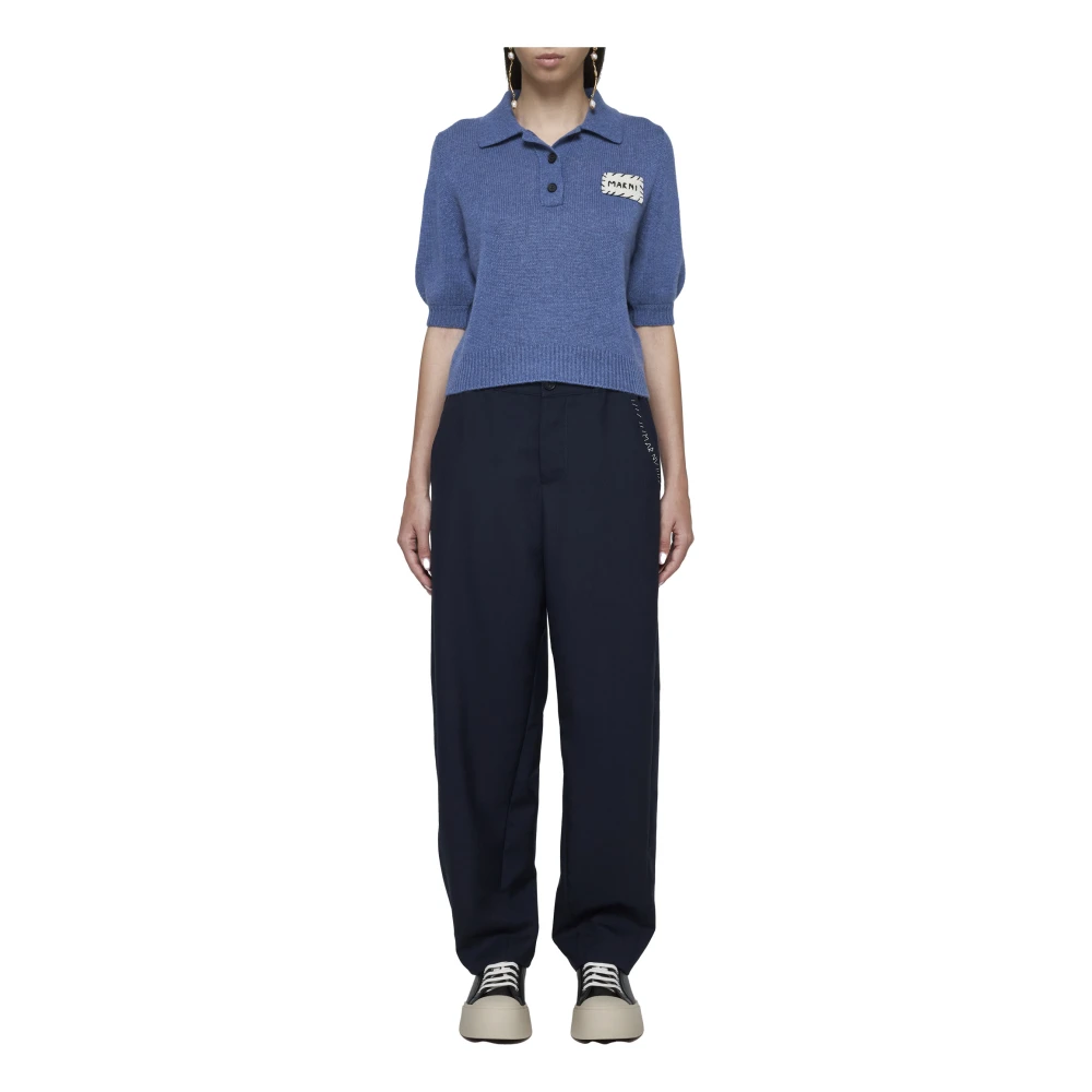 Marni Stijlvolle Sweaters Collectie Blue Dames