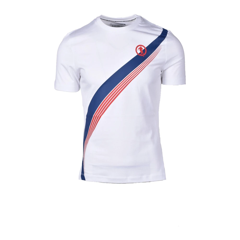 Bikkembergs Heren Collectie Katoenen T-Shirt White Heren
