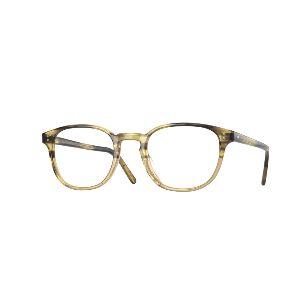 Oliver Peoples Fairmont Bril Yellow Brown Heren