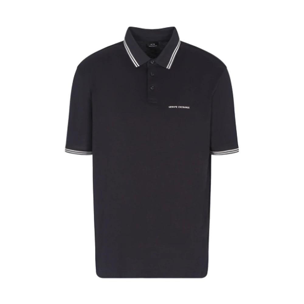 Armani Exchange Men's Blue Polo Shirts, Xl, Polo Shirt