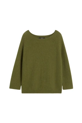 Oliv Mohair Tröja Xeno Stil