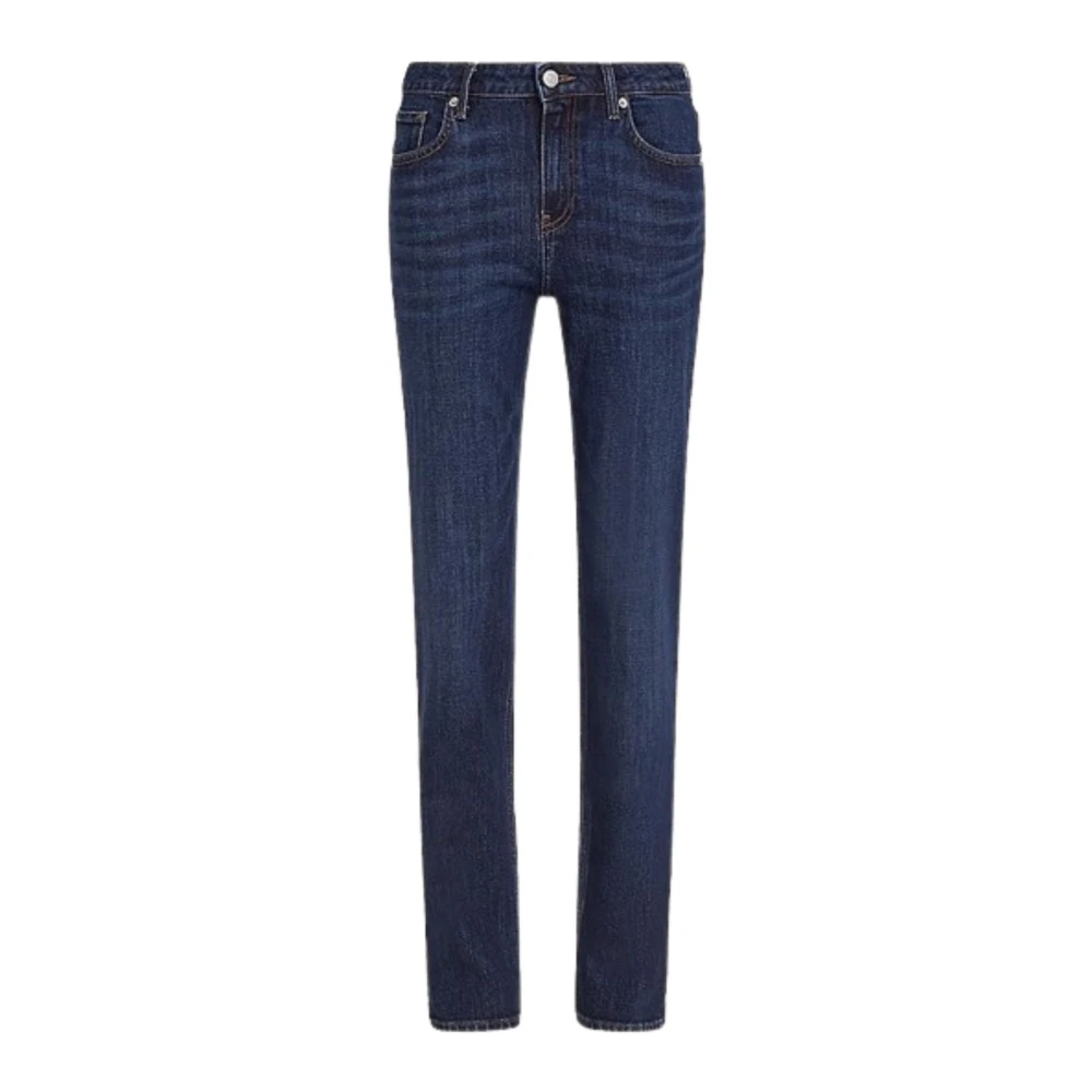 Tommy Hilfiger Klassieke Straight Donkerblauwe Jeans Blue Dames