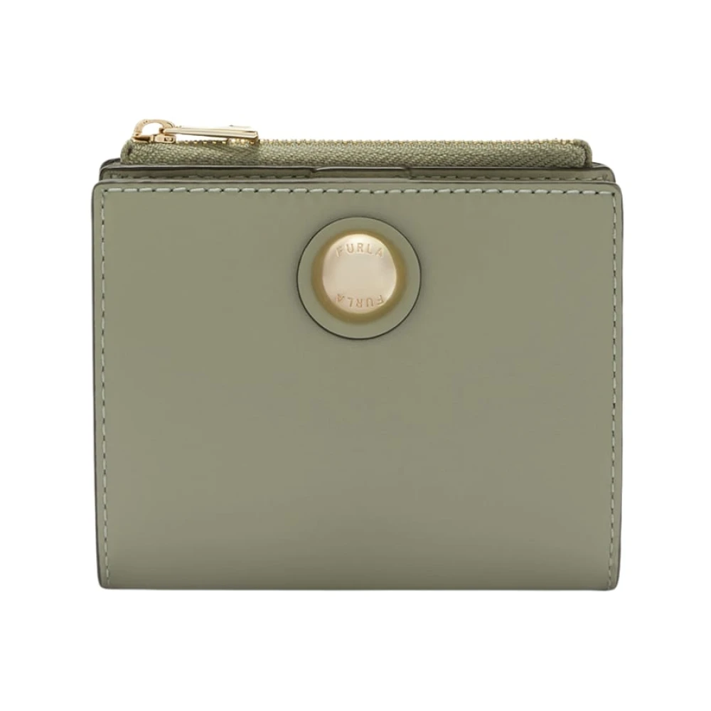 Furla Compacte portemonnee Green Dames
