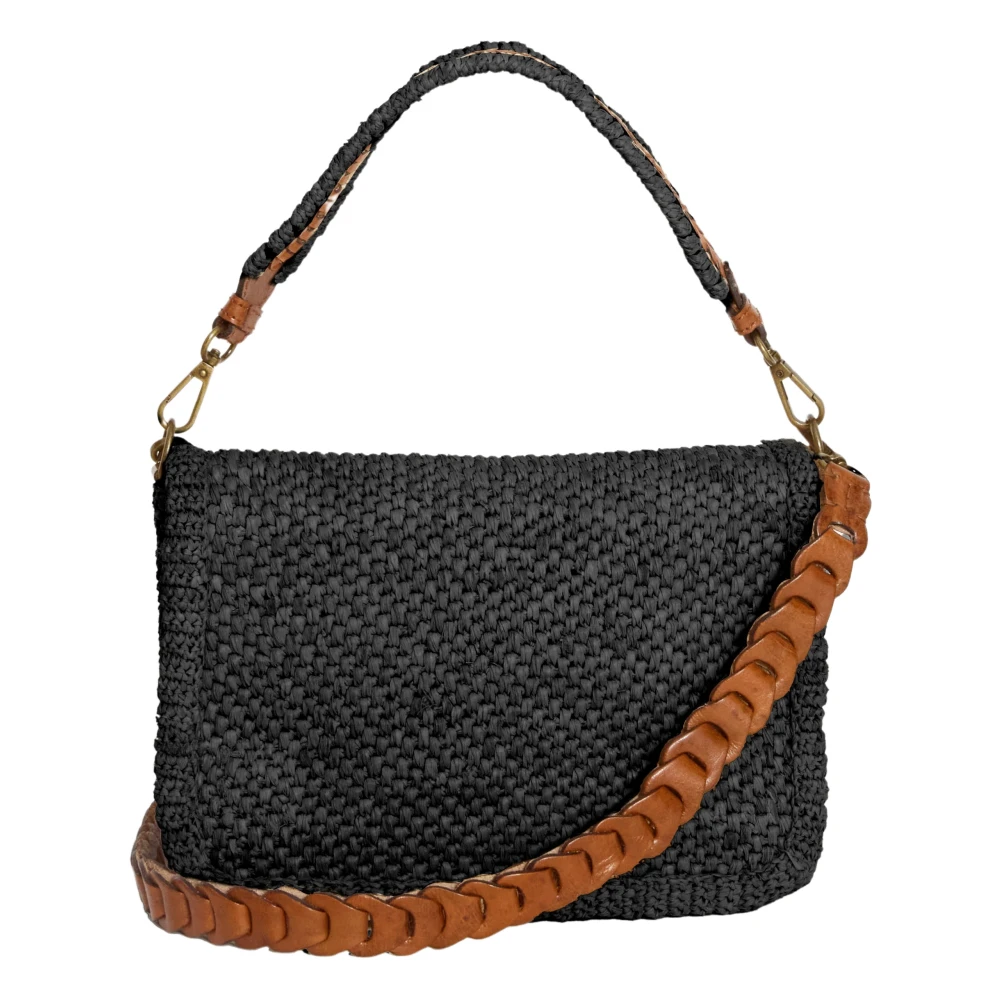 Ibeliv Black Opera Flap Bag - Female - Handbags - One Size - Bags