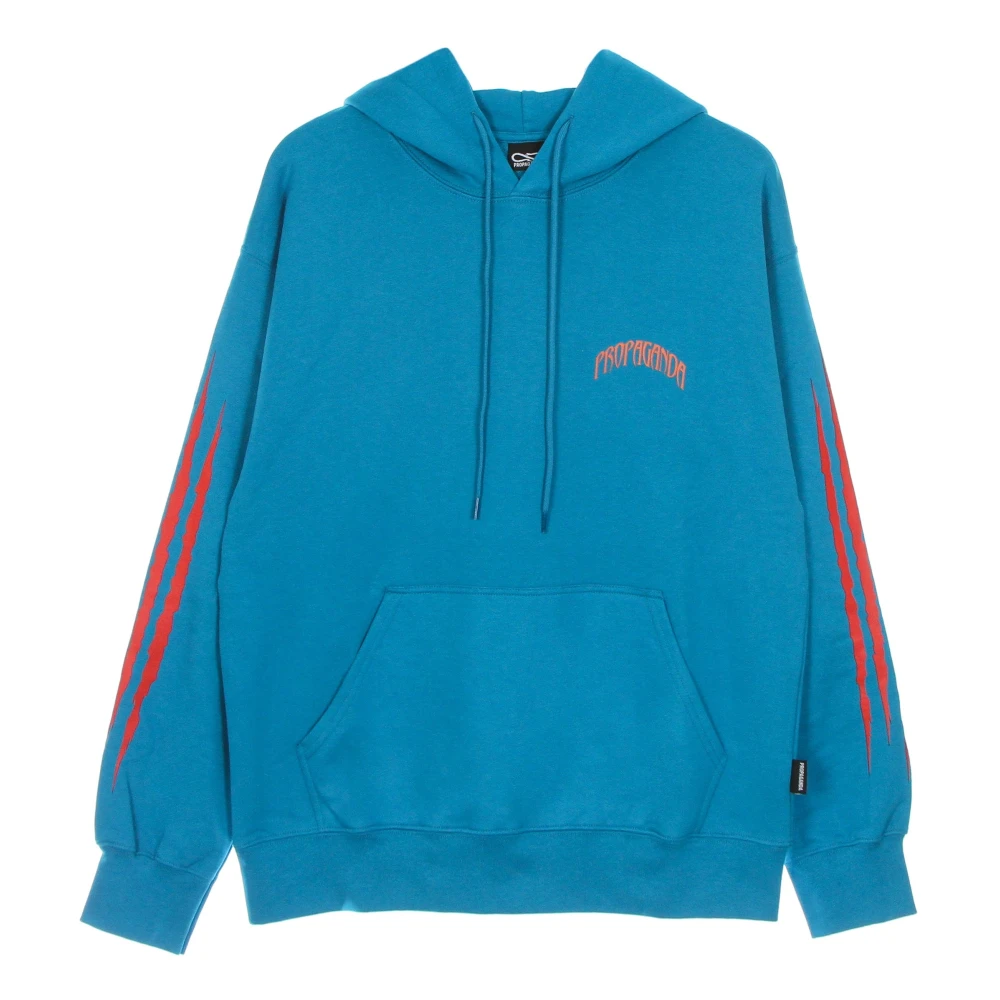 Propaganda Blue Turquoise Lightweight Hooded Sweatshirt Grizzly - Male - Hoodies - L - Sweatshirts & Hoodies