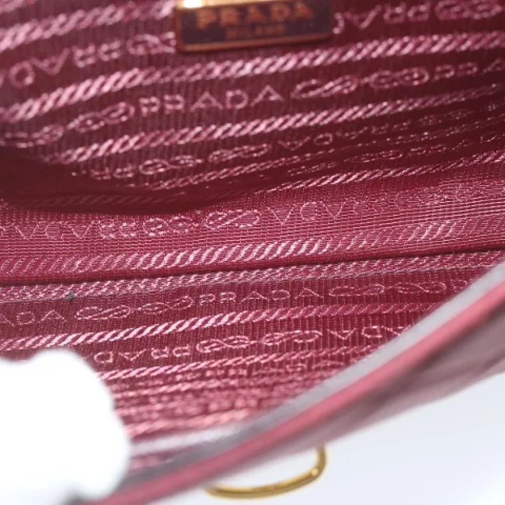 Prada Vintage Pre-owned Fabric prada-bags Red Dames