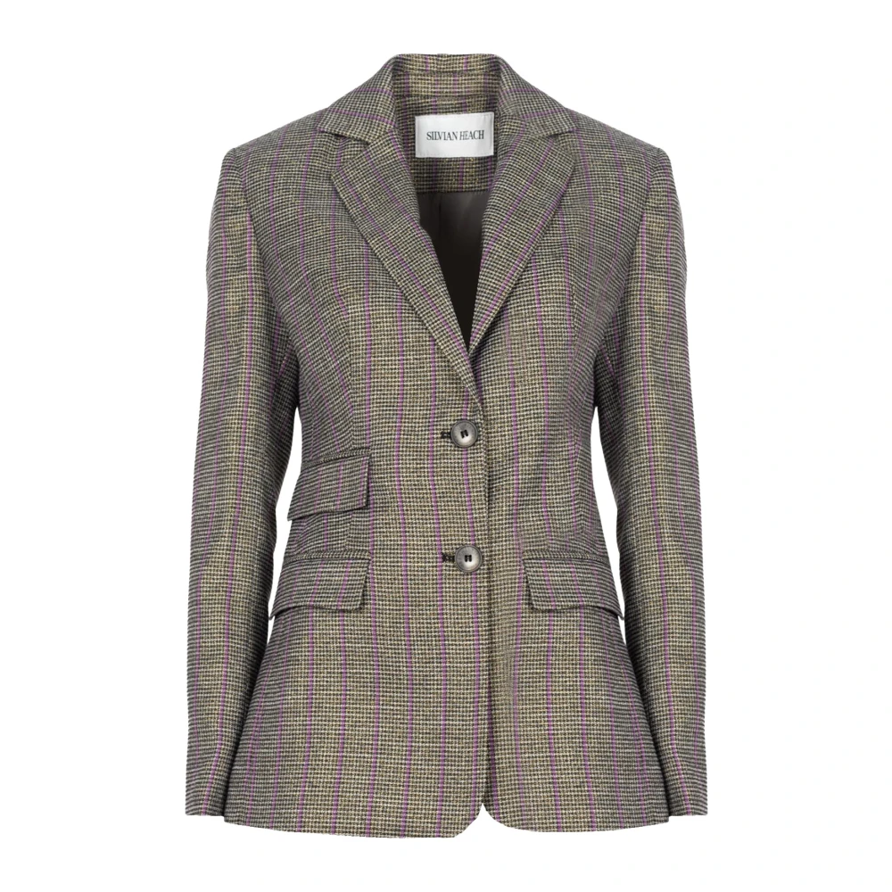 Silvian Heach Donna Grigio Giacche, M, New,