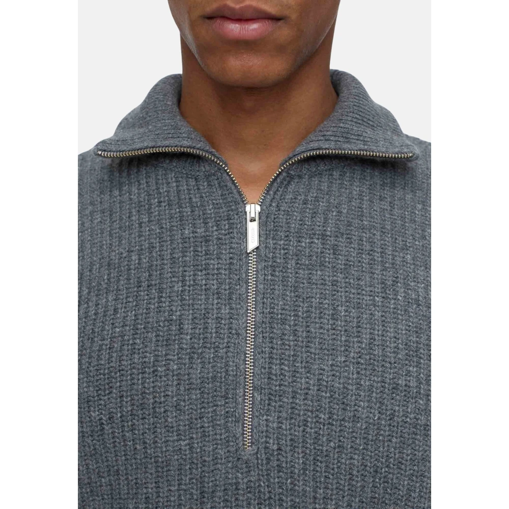 closed Halve Rits Ribtrui Gray Heren