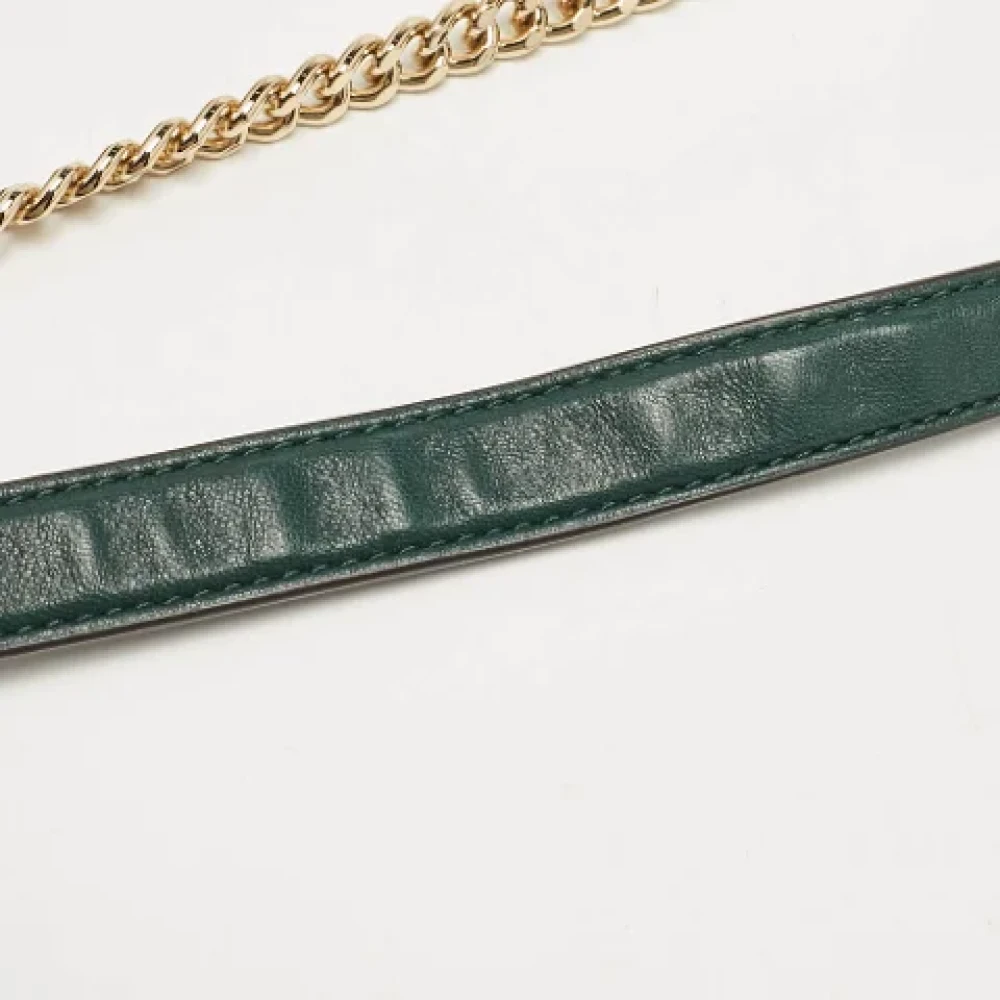 Michael Kors Pre-owned Leather shoulder-bags Green Dames