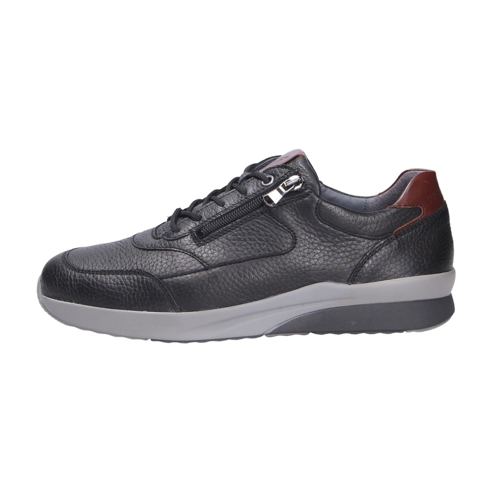 Waldläufer K-Fabian Sneaker Heren Schoenen Zwart