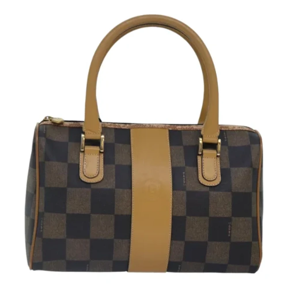 Fendi Vintage Pre-owned Canvas travel-bags Brown Dames