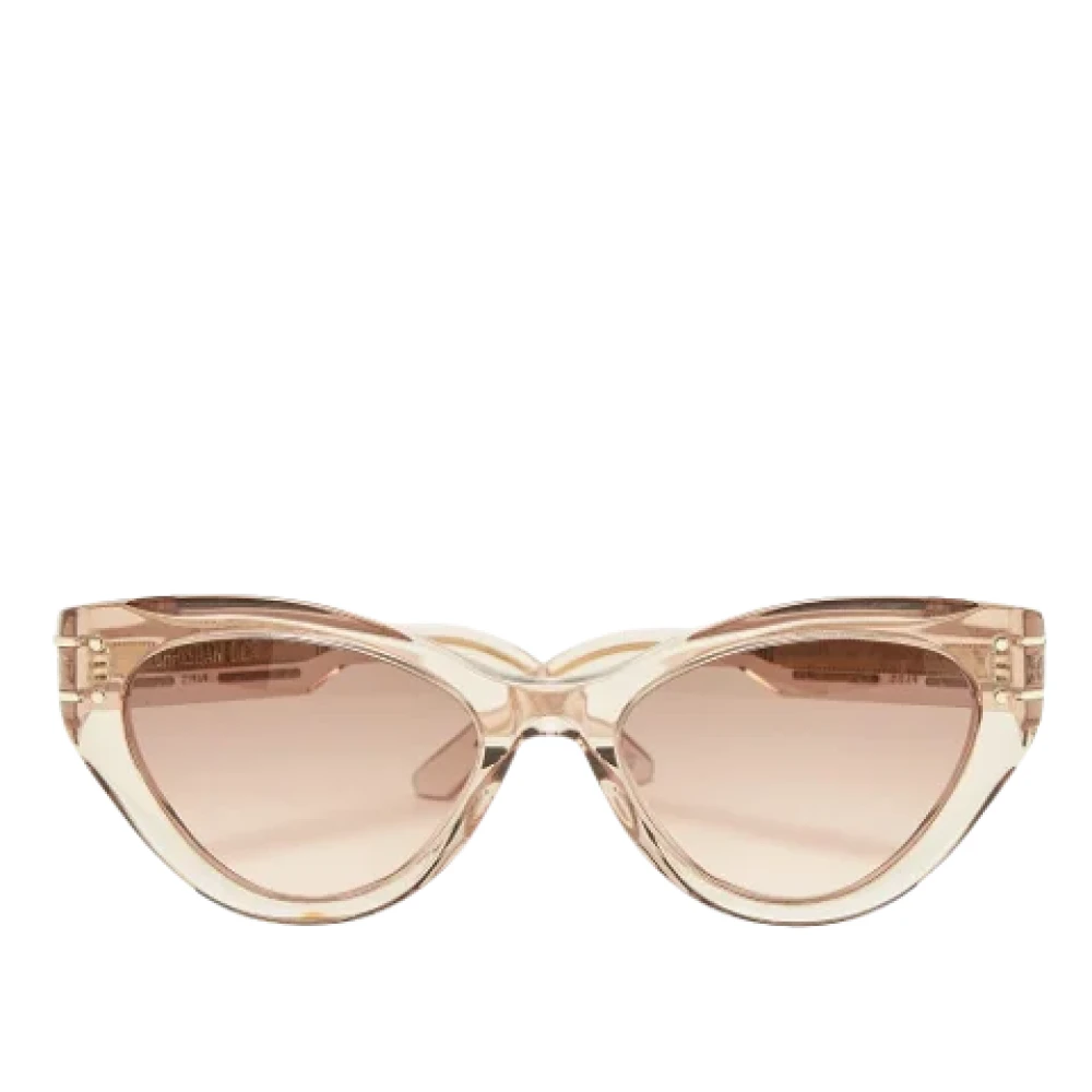 Dior Vintage Pre-owned Acetate sunglasses Pink Dames