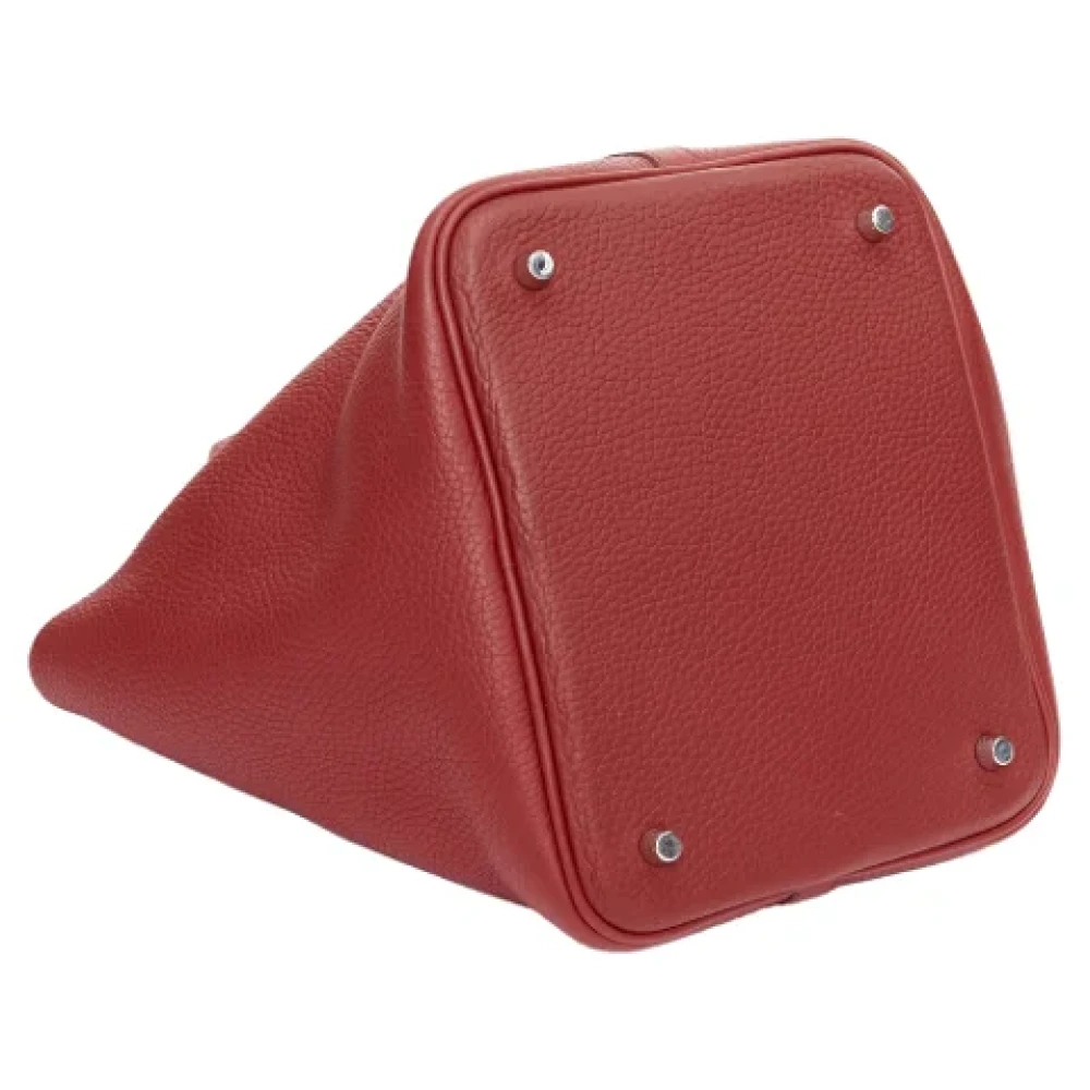 Hermès Vintage Pre-owned Leather totes Red Dames