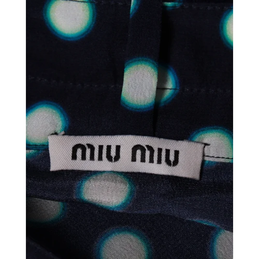 Miu Pre-owned Silk tops Multicolor Dames