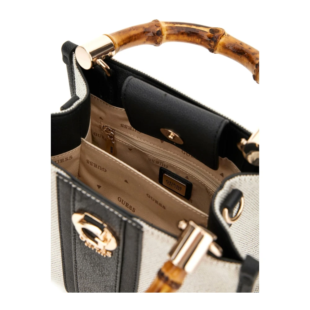 Guess Stijlvolle Handtas met Schouderband Kerima Black Dames
