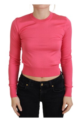 rosa-silkeskuren-crewneck-troja