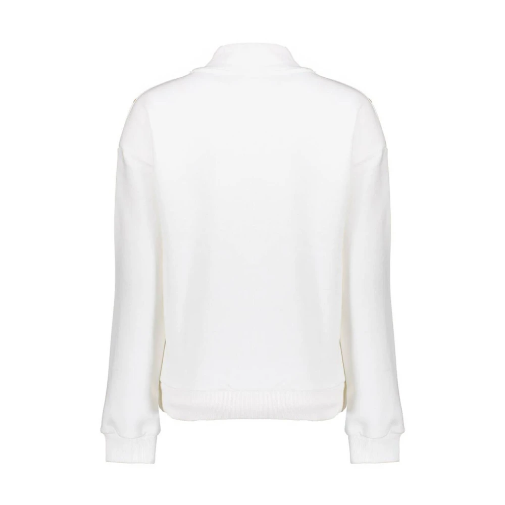 Geisha Sweatshirt met knopen White Dames