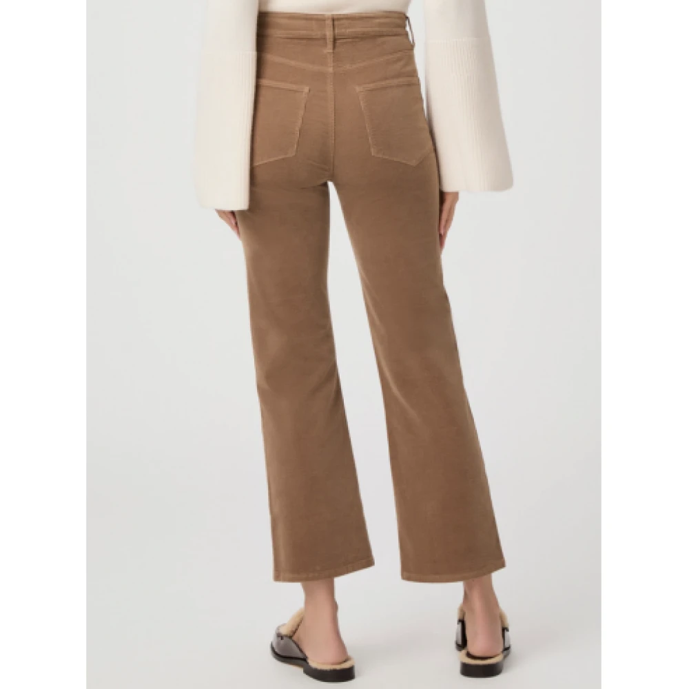 Paige Lichtbruine hoge taille jeans Brown Dames