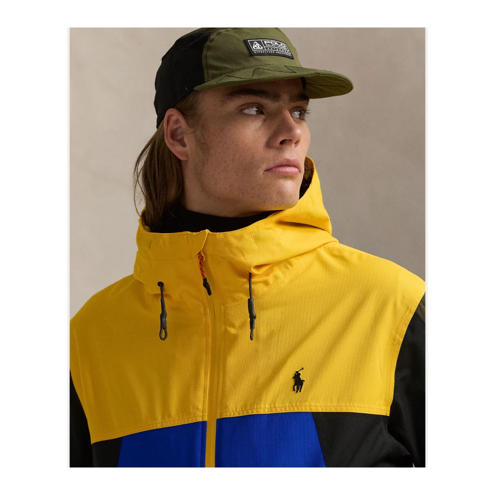 Polo Ralph Lauren Blauw Zwart Geel Kawai Jas Multicolor Heren