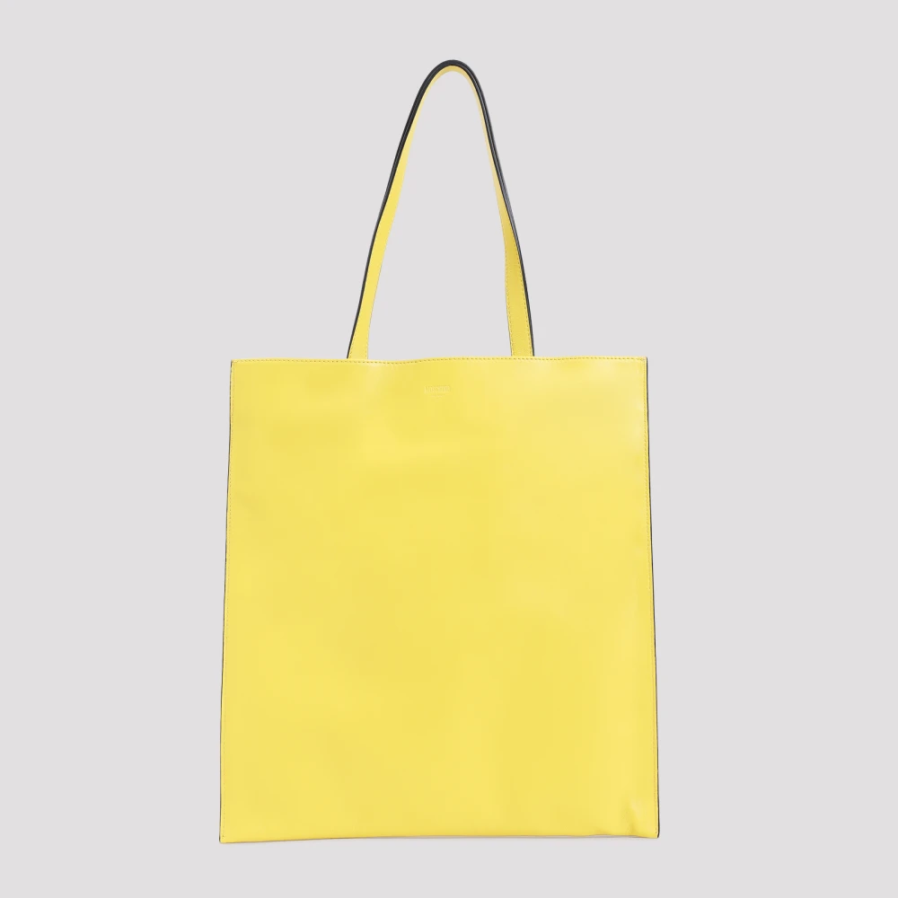 Moschino Geel & Oranje Shopper Tas Aw24 Yellow Dames