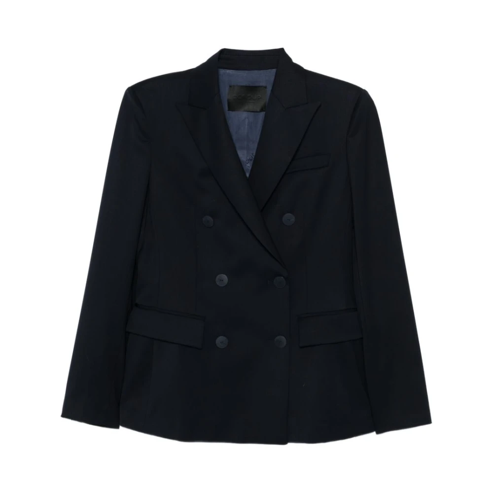 Dondup Donna Blu Blazer Doppiopetto