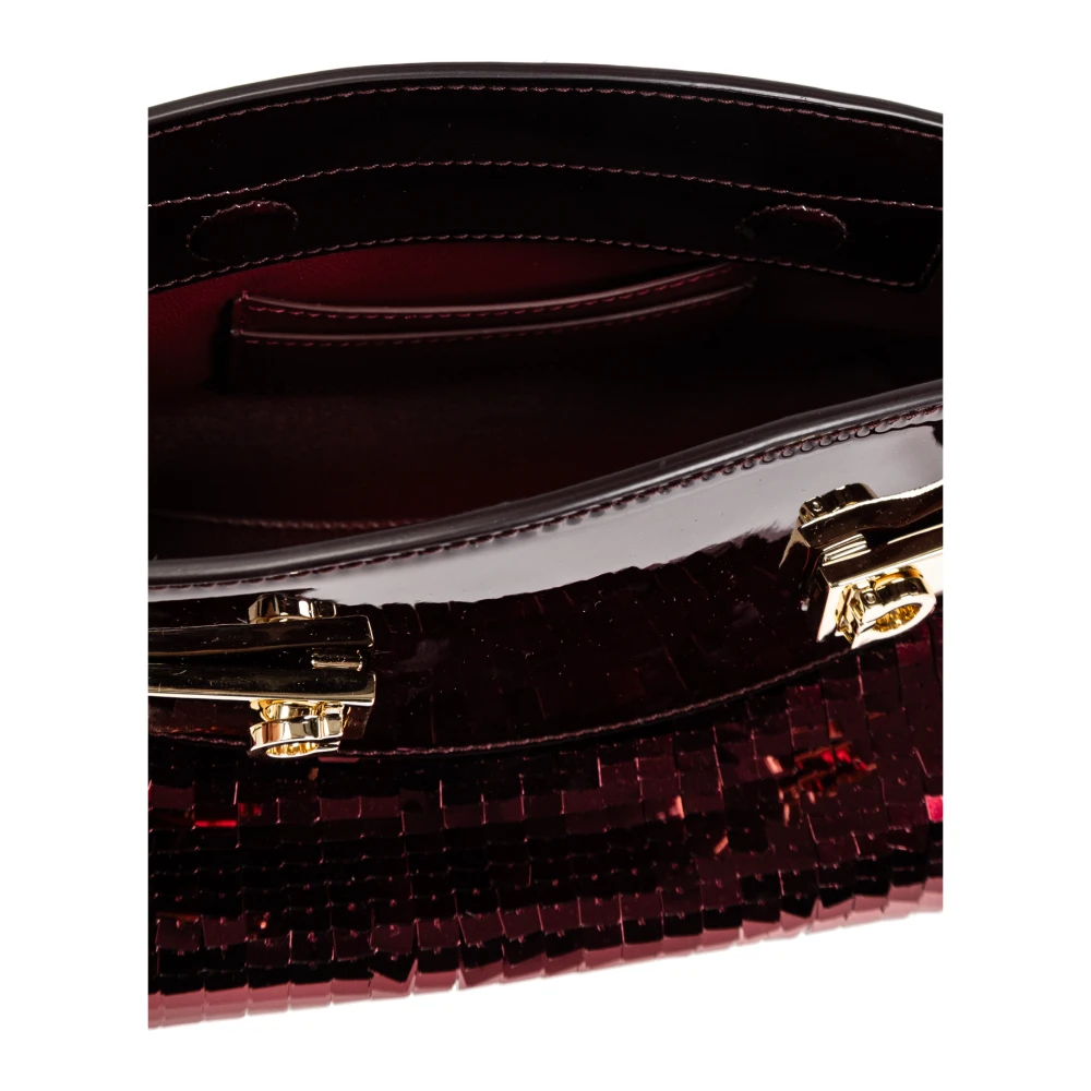 Salvatore Ferragamo Schoudertas Hug Red Dames