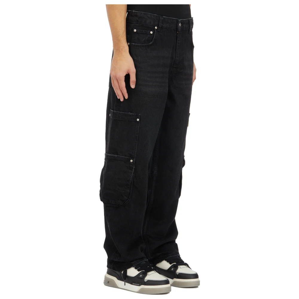 Represent Denim Workshop Broek Black Heren