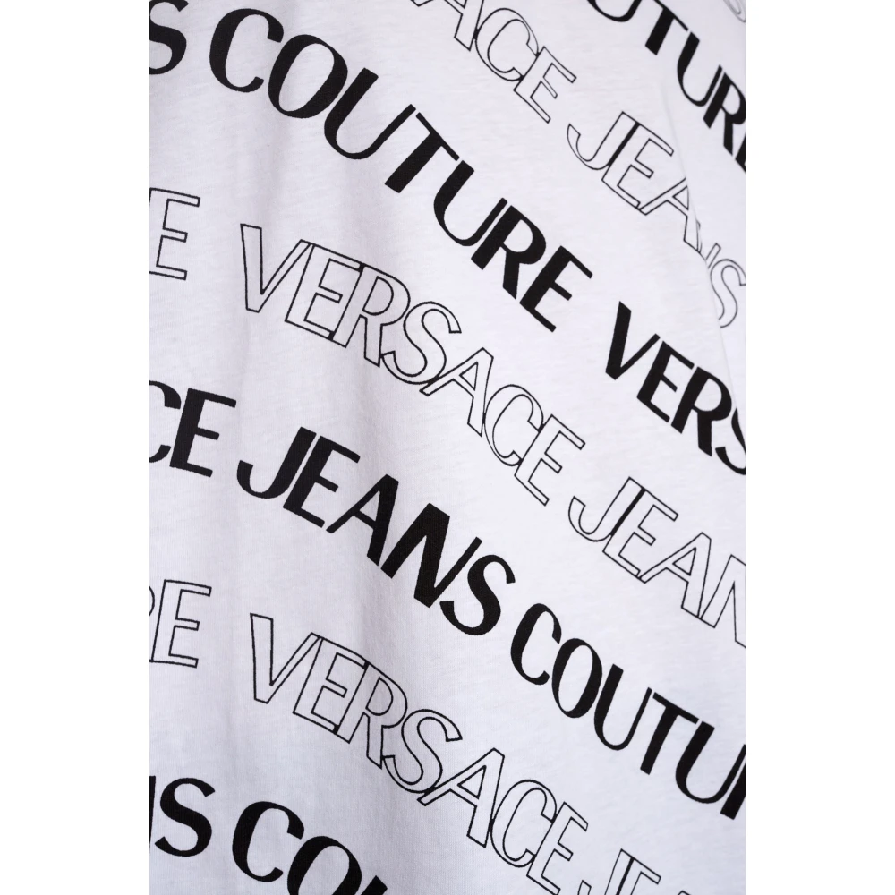 Versace Jeans Couture T-shirt met logo White Heren