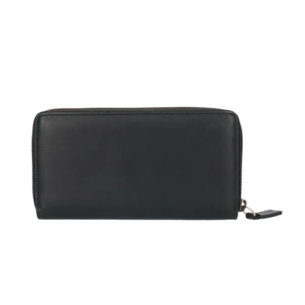 Gucci Vintage Pre-owned Leather wallets Black Heren