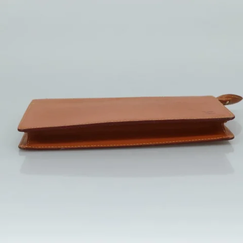 Louis Vuitton Vintage Pre-owned Leather clutches Brown Dames