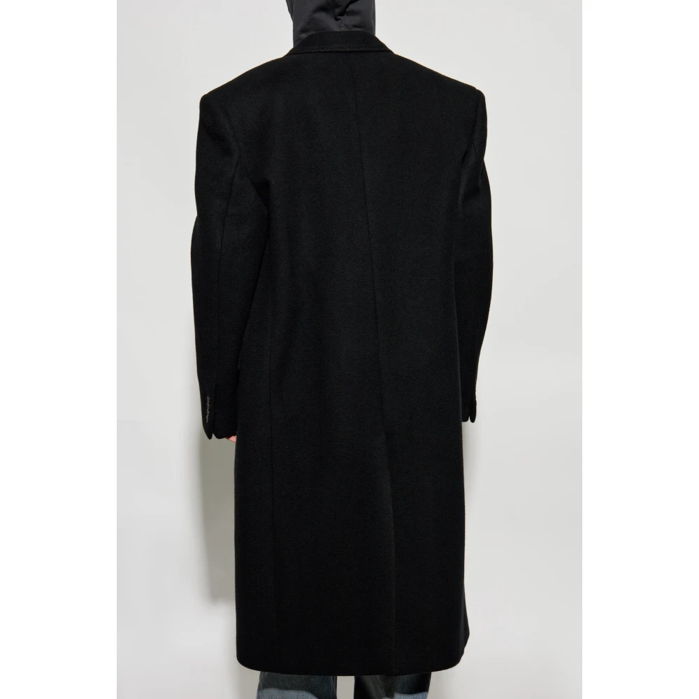 Balenciaga Dubbelborstige kasjmierjas Black Heren