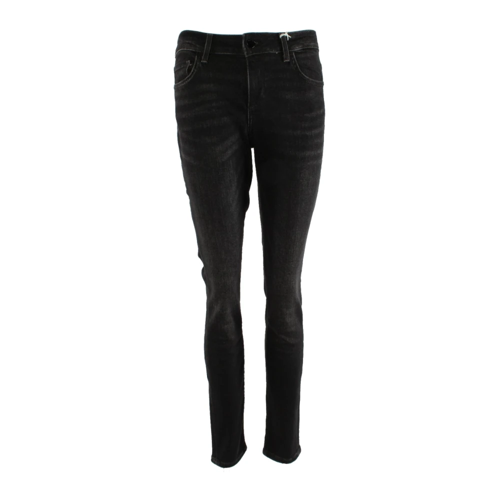 Guess Skinny Mid Rise Jeans Grijs Vrouwen Gray Dames